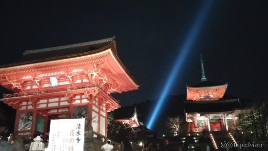 봄의 등불축제 조명발 좋은 기요미즈데라