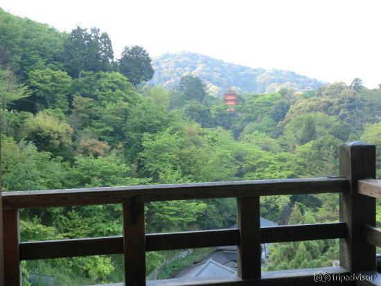 清水の舞台からの景色