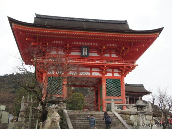 清水寺，拍照的人挺多