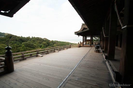 人のいない清水の舞台