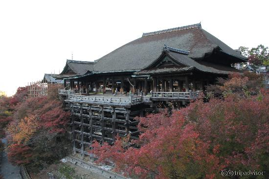 少了許多觀光客的清水舞台