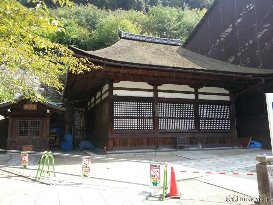 One of the many side Japanese buildiings