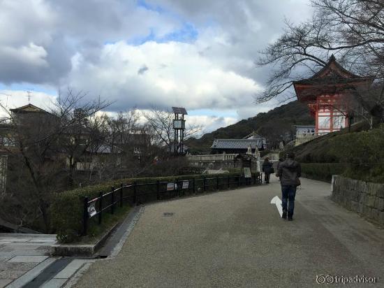 Kiyomizu-dera Temple from the pagoda on the east side