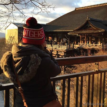 Kiyomizu-dera Temple at Sunset