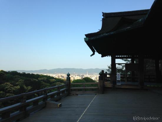 The balcony empty at 6 am