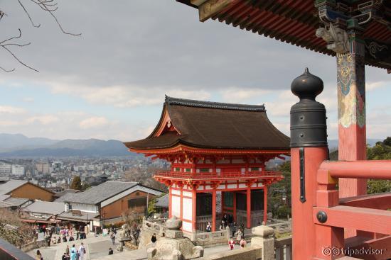 The view from the temple.