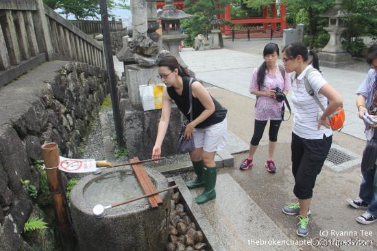 Cool down with refreshing mountain water