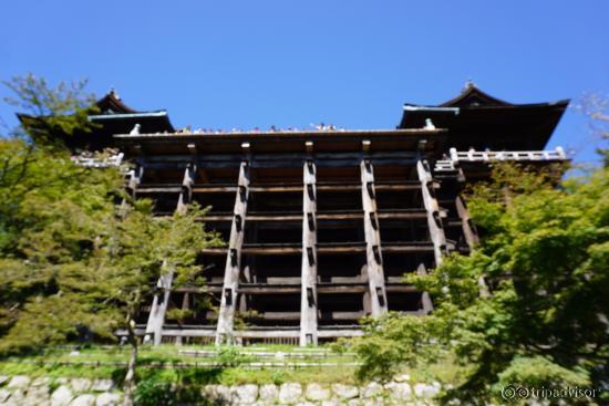 Kiyomizudera from the ground view