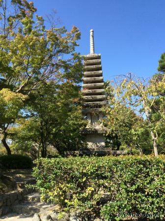 The pagoda was closed for repairs