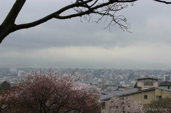 Vista de Kioto desde la terraza del Kiyomizudera