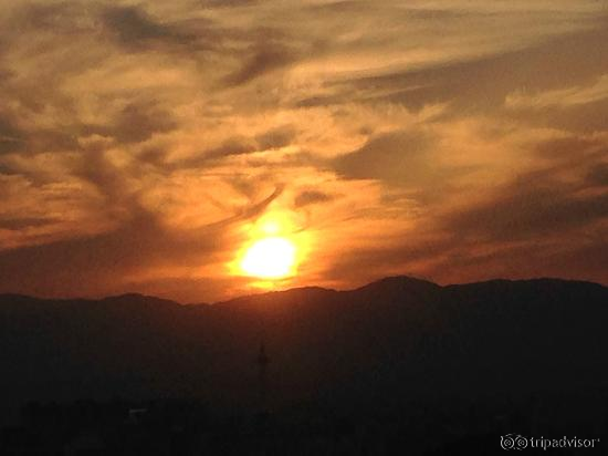 sunset at kiyomizudera