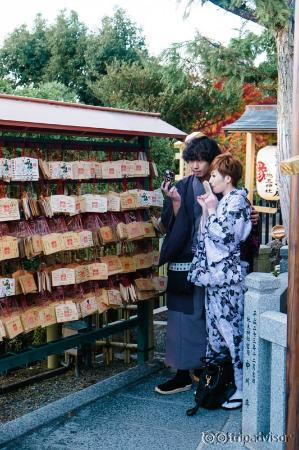 Couple making a wish