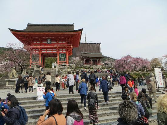 Main gate just before the temple