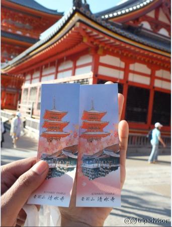 Tiket masuk kiyomizu temple