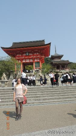 Templo Kiyomizu - a entrada