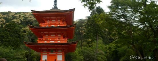 Una pagoda en Kyomizudera