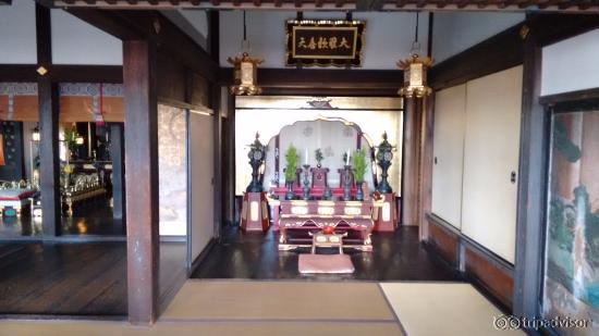 Primeira sala de meditação em Kiyomizu-dera