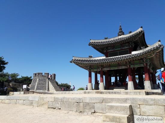 up on the hill of the fortress