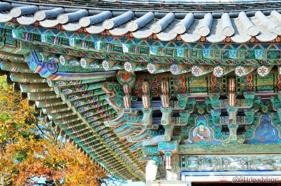 仏国寺のきれいな軒