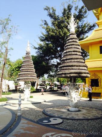 30baht you can buy a silver hanger and write a message on, hanging it from thectrees