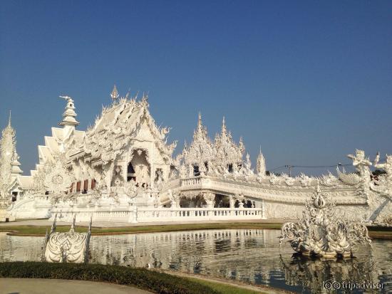 Front view of the temple