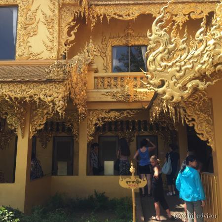 The golden toilet building