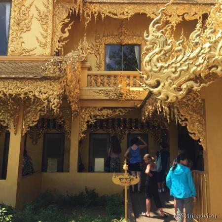 The golden toilet building