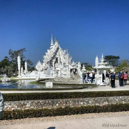 Wat Rong Khun - as seen from entrance.