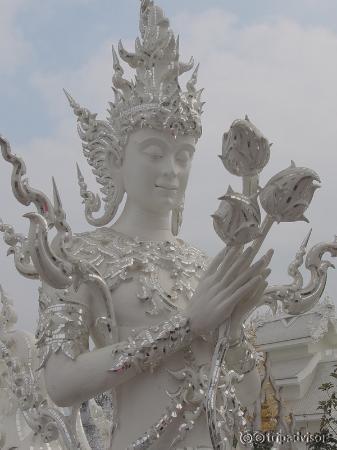 white temple angel