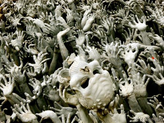 Hands Reaching From the Lake