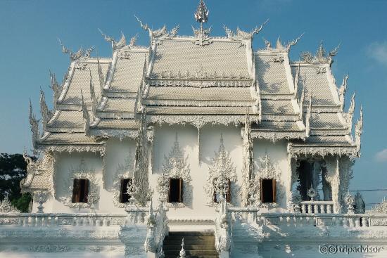 Side view of the temple