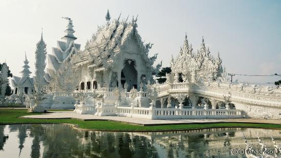 Front view of the temple