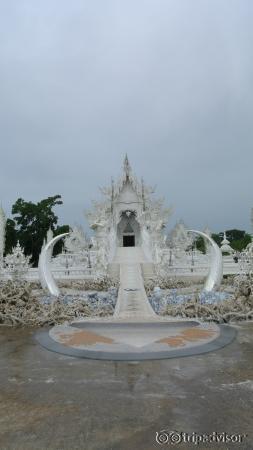 White Temple on a grey day.
