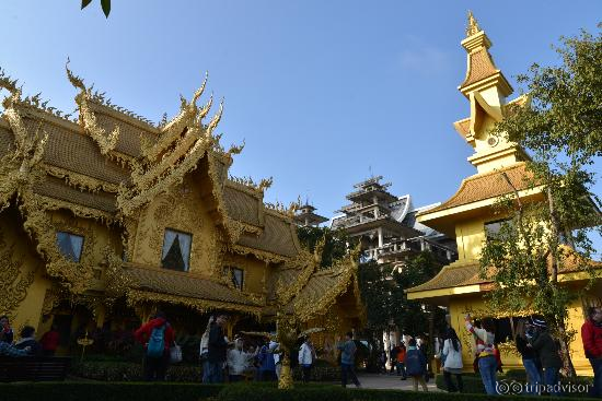 The all gold washroom building
