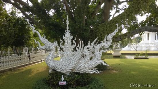 Art sculptures out side Temple