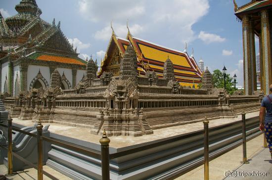 アンコールワットの模型