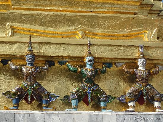 Detail van een chedi