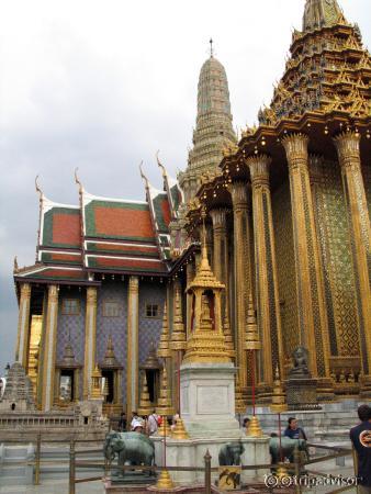 impressive gold building