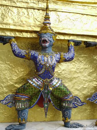 Sculpture of a demon