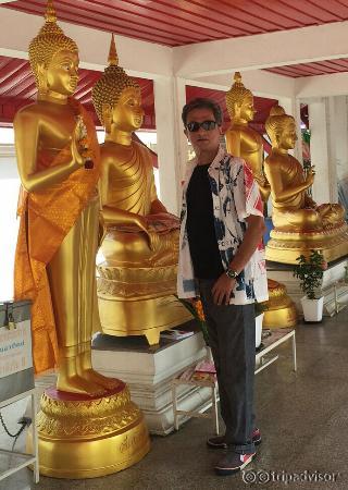 with the Buddha Statue