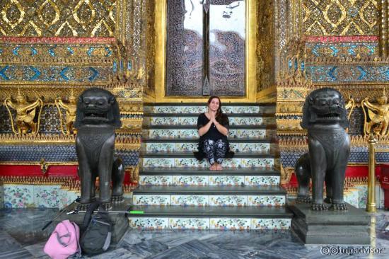 Yo en el gran palacio