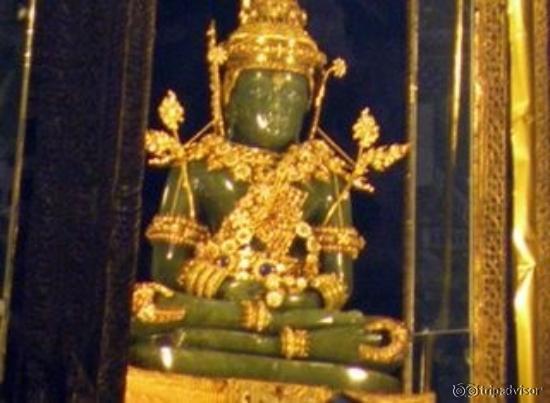 The Emerald Buddha, picture taken from outside the Temple.