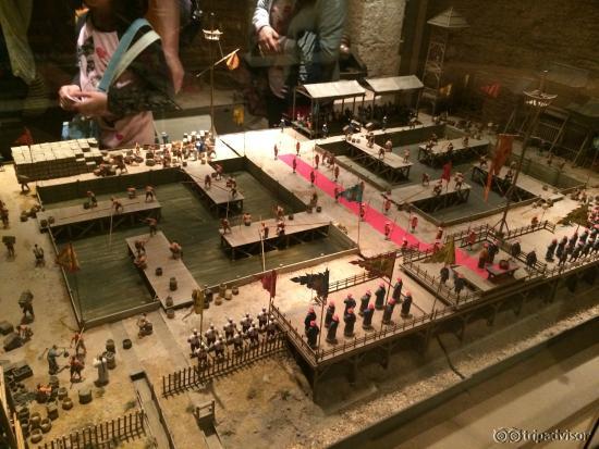 แบบจำลองบ้านเมืองสมัยโบราณ