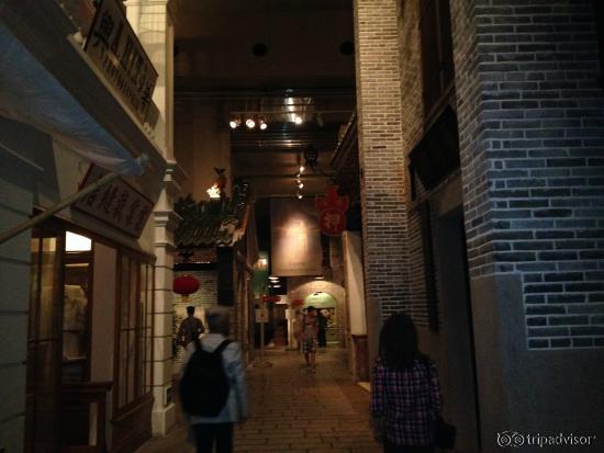 イギリス統治時代の街並みを再現