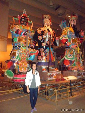 One of the colourful exhibits