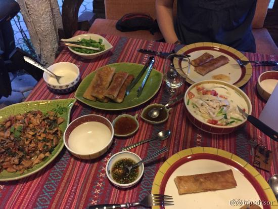 Secret Garden Chiang Mai: Abendessen - SEHR LECKER