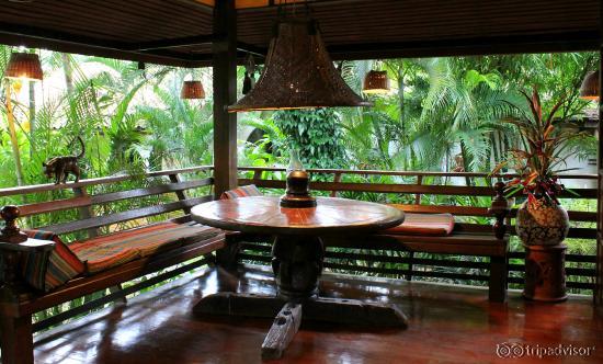 Mandalay veranda looking into garden