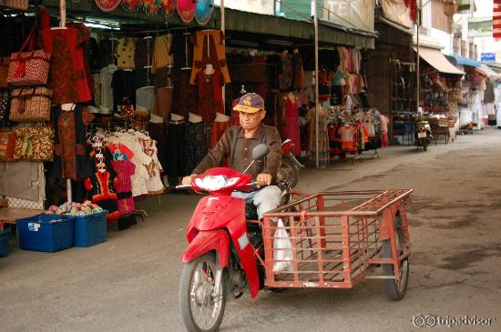 Corner of the market where you wait to get picked up