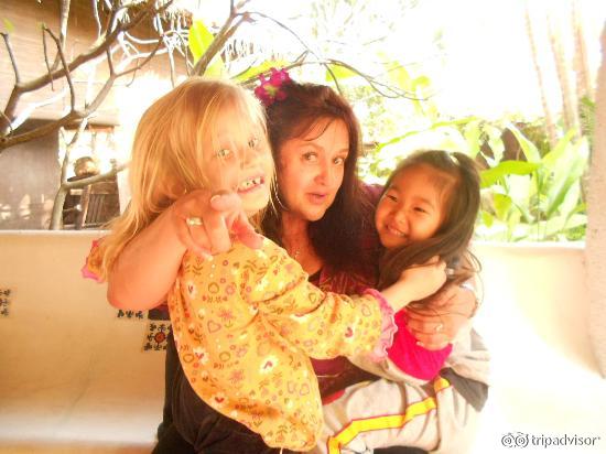 Meeting freinds at The Secret Garden :) - in the pool room