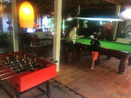 Foosball & Pool Table